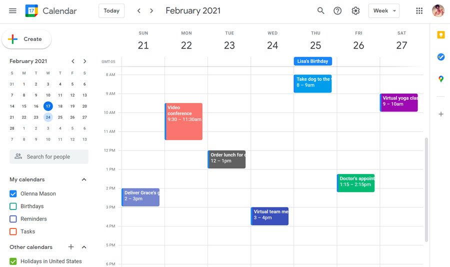 Google Calendars